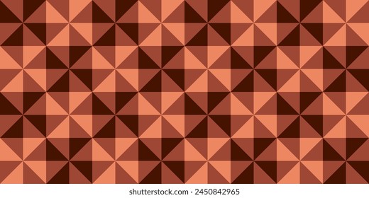 patrón geométrico abstracto de la turbina, patrón sin costura, triángulo o cubos, aplicable para el papel de envoltura, folleto, tela, Fondo de pantalla, fondo, cartel, Ilustración vectorial