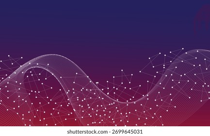 Abstract geometric twist background template
