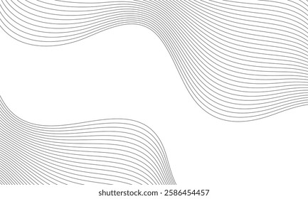 abstract geometric two sided black blend wavy lines background.