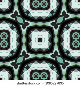 Abstract geometric vector artwork. Pattern for print, cloth design, wallpaper, carpet, puzzles, posters or fliers.