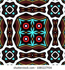 Abstract geometric vector artwork. Pattern for print, cloth design, wallpaper, carpet, puzzles, posters or fliers.