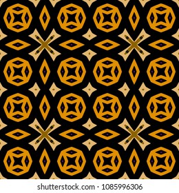 Abstract geometric vector artwork. Pattern for print, cloth design, wallpaper, carpet, puzzles, posters or fliers.