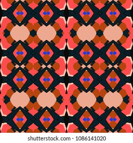 Abstract geometric vector artwork. Pattern for print, cloth design, wallpaper, carpet, puzzles, posters or fliers.