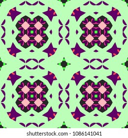 Abstract geometric vector artwork. Pattern for print, cloth design, wallpaper, carpet, puzzles, posters or fliers.