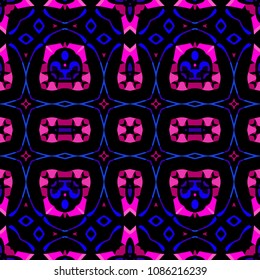 Abstract geometric vector artwork. Pattern for print, cloth design, wallpaper, carpet, puzzles, posters or fliers.
