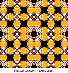Abstract geometric vector artwork. Pattern for print, cloth design, wallpaper, carpet, puzzles, posters or fliers.
