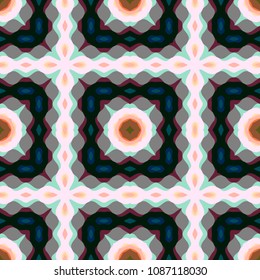 Abstract geometric vector artwork. Pattern for print, cloth design, wallpaper, carpet, puzzles, posters or fliers.