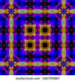 Abstract geometric vector artwork. Pattern for print, cloth design, wallpaper, carpet, puzzles, posters or fliers.