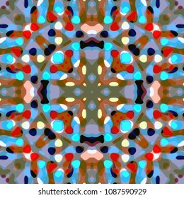Abstract geometric vector artwork. Pattern for print, cloth design, wallpaper, carpet, puzzles, posters or fliers.