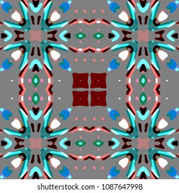 Abstract geometric vector artwork. Pattern for print, cloth design, wallpaper, carpet, puzzles, posters or fliers.