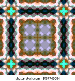 Abstract geometric vector artwork. Pattern for print, cloth design, wallpaper, carpet, puzzles, posters or fliers.