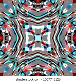 Abstract geometric vector artwork. Pattern for print, cloth design, wallpaper, carpet, puzzles, posters or fliers.