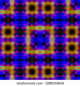 Abstract geometric vector artwork. Pattern for print, cloth design, wallpaper, carpet, puzzles, posters or fliers.