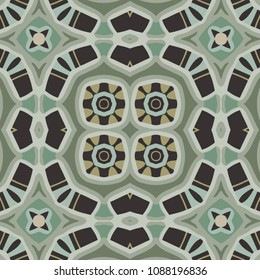 Abstract geometric vector artwork. Pattern for print, cloth design, wallpaper, carpet, puzzles, posters or fliers.