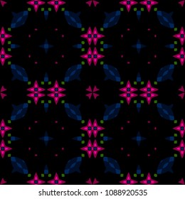 Abstract geometric vector artwork. Pattern for print, cloth design, wallpaper, carpet, puzzles, posters or fliers.
