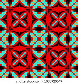 Abstract geometric vector artwork. Pattern for print, cloth design, wallpaper, carpet, puzzles, posters or fliers.