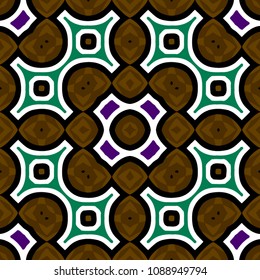 Abstract geometric vector artwork. Pattern for print, cloth design, wallpaper, carpet, puzzles, posters or fliers.