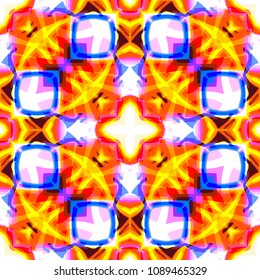 Abstract geometric vector artwork. Pattern for print, cloth design, wallpaper, carpet, puzzles, posters or fliers.