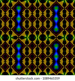 Abstract geometric vector artwork. Pattern for print, cloth design, wallpaper, carpet, puzzles, posters or fliers.