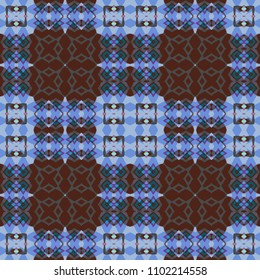 Abstract geometric vector artwork. Pattern for print, cloth design, wallpaper, carpet, puzzles, posters or fliers.