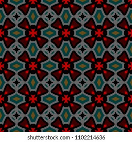 Abstract geometric vector artwork. Pattern for print, cloth design, wallpaper, carpet, puzzles, posters or fliers.