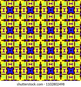 Abstract geometric vector artwork. Pattern for print, cloth design, wallpaper, carpet, puzzles, posters or fliers.