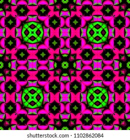 Abstract geometric vector artwork. Pattern for print, cloth design, wallpaper, carpet, puzzles, posters or fliers.