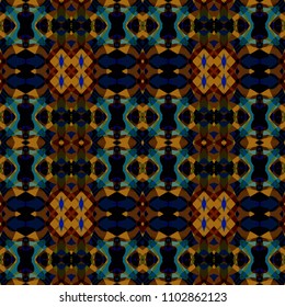 Abstract geometric vector artwork. Pattern for print, cloth design, wallpaper, carpet, puzzles, posters or fliers.