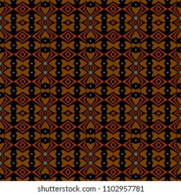 Abstract geometric vector artwork. Pattern for print, cloth design, wallpaper, carpet, puzzles, posters or fliers.