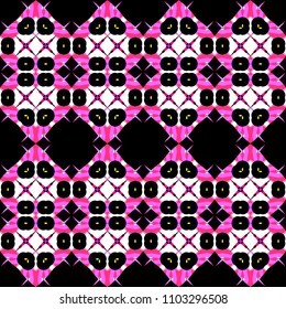 Abstract geometric vector artwork. Pattern for print, cloth design, wallpaper, carpet, puzzles, posters or fliers.