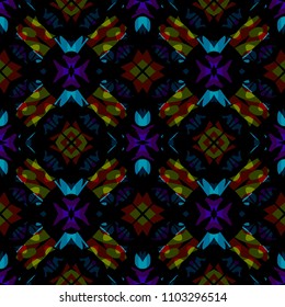 Abstract geometric vector artwork. Pattern for print, cloth design, wallpaper, carpet, puzzles, posters or fliers.