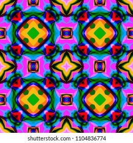 Abstract geometric vector artwork. Pattern for print, cloth design, wallpaper, carpet, puzzles, posters or fliers.