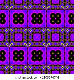 Abstract geometric vector artwork. Pattern for print, cloth design, wallpaper, carpet, puzzles, posters or fliers.