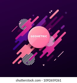 Abstract geometric vector background