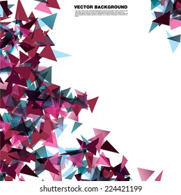 Abstract geometric vector background.