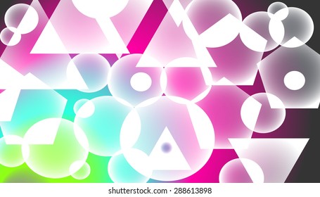 Abstract geometric vector background