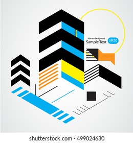 Abstract geometric vector background