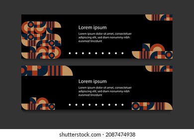 Abstract geometric vector background banner with minimal shape, Suitable for various background design, template, banner, poster, presentation, etc.