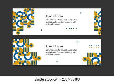 Abstract geometric vector background banner with minimal shape, Suitable for various background design, template, banner, poster, presentation, etc.