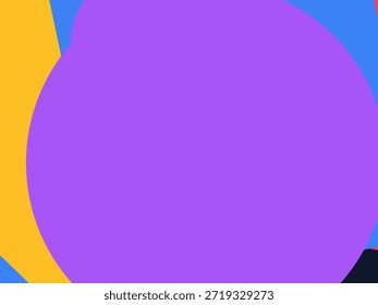 Abstract geometric vector background with colorful overlapping shapes, triangles and circles