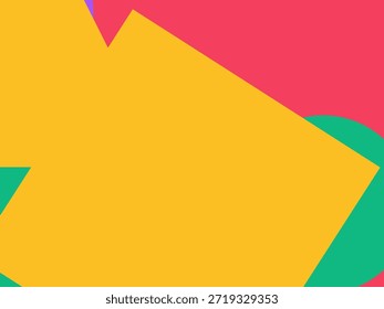 Fondo geométrico Abstractas del Vector con las Formas superpuestas coloridas, los triángulos y los círculos