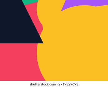 Fondo geométrico Abstractas del Vector con las Formas superpuestas coloridas, los triángulos y los círculos