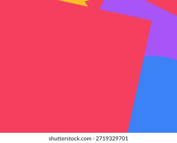 Abstract geometric vector background with colorful overlapping shapes, triangles and circles