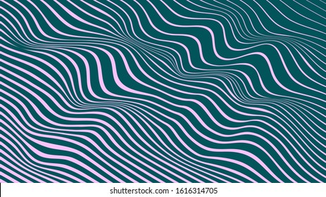 Abstract geometric vector background of diagonal wavy lines. Stock vector illustration, modern colors for cover design, textiles, theme design backgrounds and textures.