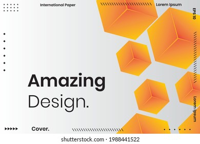 Abstract Geometric Vector Background. Geometric different color gradient styles on the background. vector abstract gradient illustrations, backgrounds for the cover of magazines, Banner, Poster.