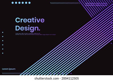 Abstract Geometric Vector Background. Geometric different color gradient styles on the background. vector abstract gradient illustrations, backgrounds for the cover of magazines, Banner, Poster.