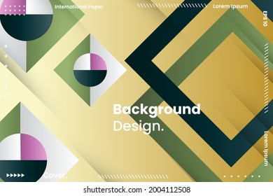 Abstract Geometric Vector Background. Geometric different color gradient styles on the background. vector abstract gradient illustrations, backgrounds for the cover of magazines, Banner, Poster.