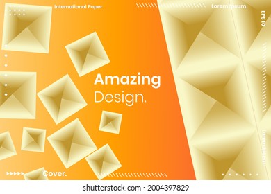 Abstract Geometric Vector Background. Geometric different color gradient styles on the background. vector abstract gradient illustrations, backgrounds for the cover of magazines, Banner, Poster.