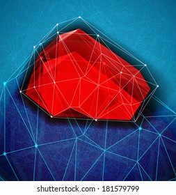 Abstract geometric vector background - eps10