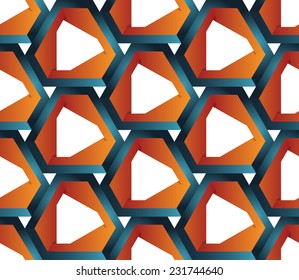Abstract geometric vector background. Futuristic style card. Elegant background for business presentations. 